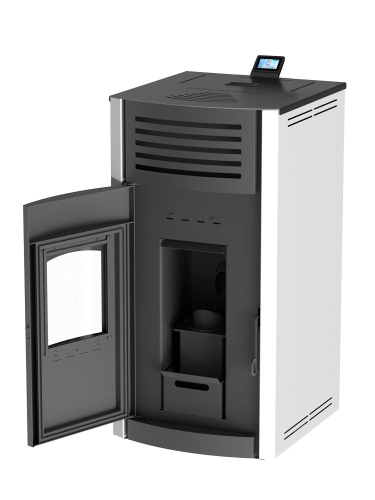 RobinWood Pelletkaminofen wasserführend Enya Aqua Weiss 12-30 kW<br>(Variante: 12 kW) RobinWood Pelletkaminofen wasserführend Enya Aqua Weiss 12-30 kW<br>(Variante: 12 kW)